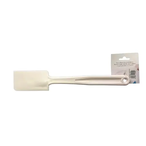 [2143] Špachtľa plastová biela, tvrdá 35 cm